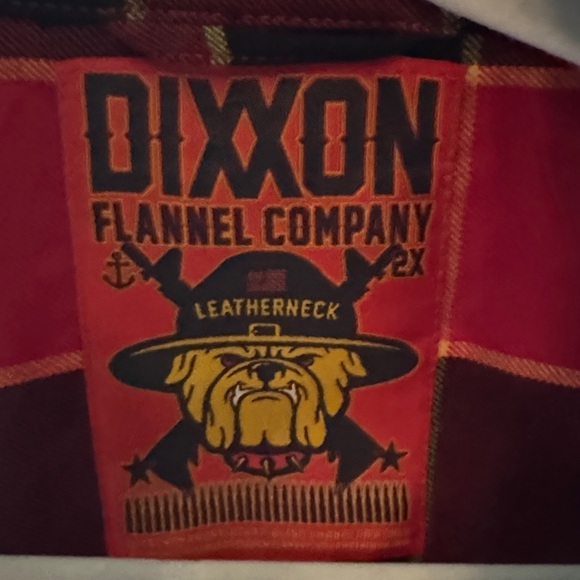 DIXXON Red and Black Plaid Men's Shirt - Picture 2 of 2